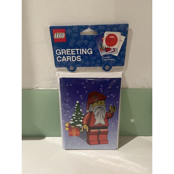 Lego Christmas Greeting Cards Set - 2007 - RARE - Picture 1 of 7